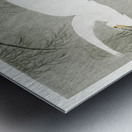 Little Egrets in flight 1925 - 1936 by Ohara Koson 1877-1945. Metal print