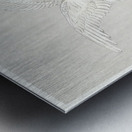 Two pigeons 1877-1945 by Ohara Koson 1877-1945. Metal print