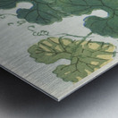 Songbird in cucumber plant 1925 - 1936 by Ohara Koson 1877-1945. Metal print