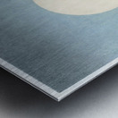 Two quails at full moon 1900 - 1936 by Ohara Koson 1877-1945. Metal print