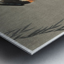 Three red-tailed swallows in dive 1900-1930 by Ohara Koson 1877-1945. Metal print