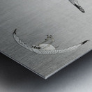 Three seagulls 1900 - 1936 by Ohara Koson 1877-1945. Metal print