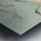 Great geese in flight 1925 - 1936 by Ohara Koson 1877-1945. Metal print