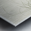 Chicks eating worms 1900 - 1930 by Ohara Koson 1877-1945. Metal print