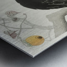 Crow with kaki fruit 1900 - 1910 by Ohara Koson 1877-1945. Metal print