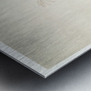 Grass and full moon 1900 - 1936 by Ohara Koson 1877-1945. Metal print