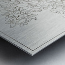 Blooming azalea in pot 1920 - 1930 by Ohara Koson 1877-1945. Metal print