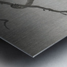 Monkey and reflection of the moon 1900 - 1936 by Ohara Koson 1877-1945. Metal print