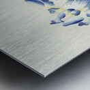 Irises 1900 - 1936 by Ohara Koson 1877-1945. Metal print