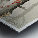 Red ivy 1900 - 1930 by Ohara Koson 1877-1945. Metal print