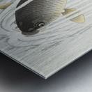 Carp 1935 by Ohara Koson 1877-1945. Metal print