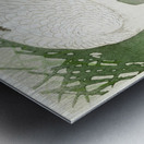 Praying mantis 1900 - 1936 by Ohara Koson 1877-1945. Metal print