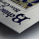 Behind the Arras 1895 vintage poster of a woman by Ethel Reed.  Metal print