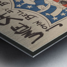 Uncle Sams church 1895 print by  Ethel Reed Metal print