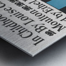 In Childhoods Country by Ethel Reed. Metal print