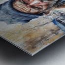 Watercolor Whats Left By Bruce Lazarus Metal print