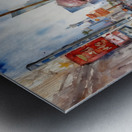 Watercolor “ Decisions Decisions Decisions” By Bruce Lazarus Metal print