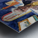 Watercolor  “Maybe Today”  By Bruce Lazarus Metal print