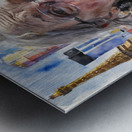 Watercolor “Only Me” By Bruce Lazarus Metal print