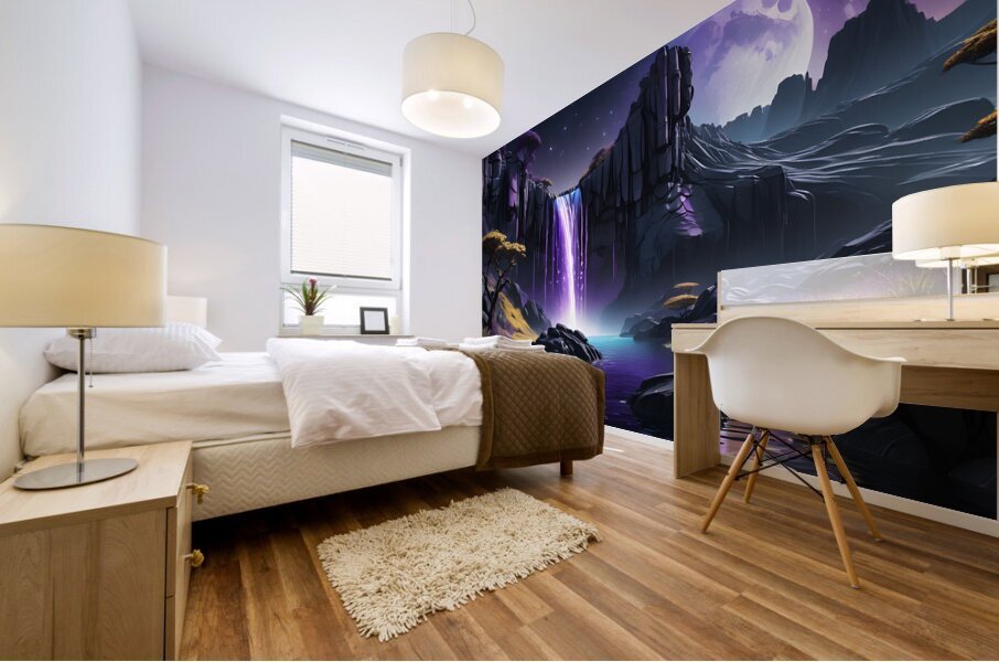 Unknown Planet By ISHISH Mural print