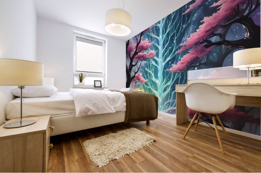 Path To Heaven By ISHISH Mural print