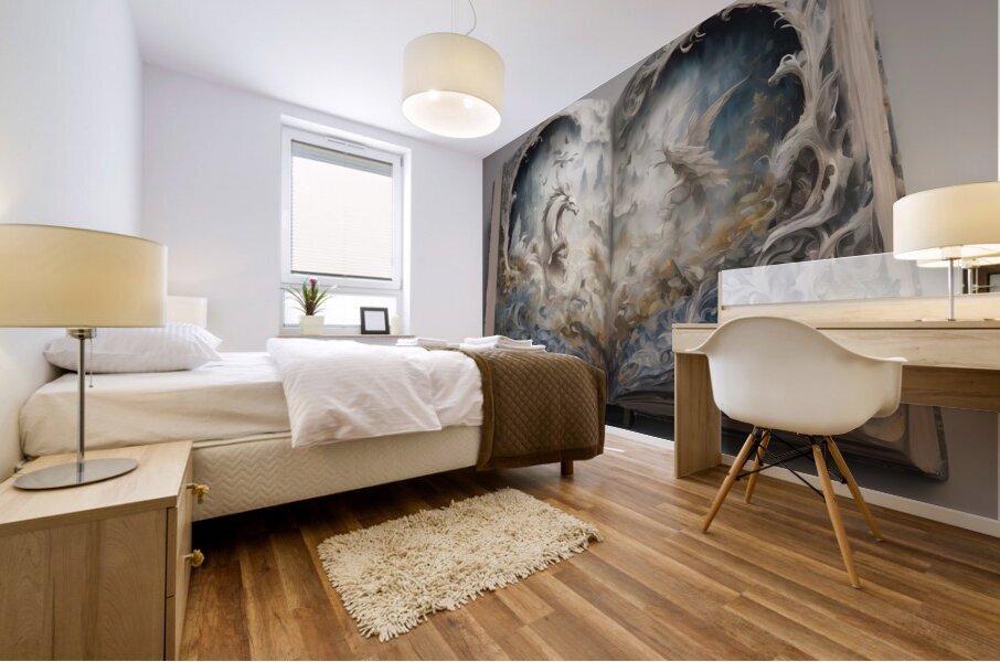 Fabled Fairy Book By ISHISH Mural print