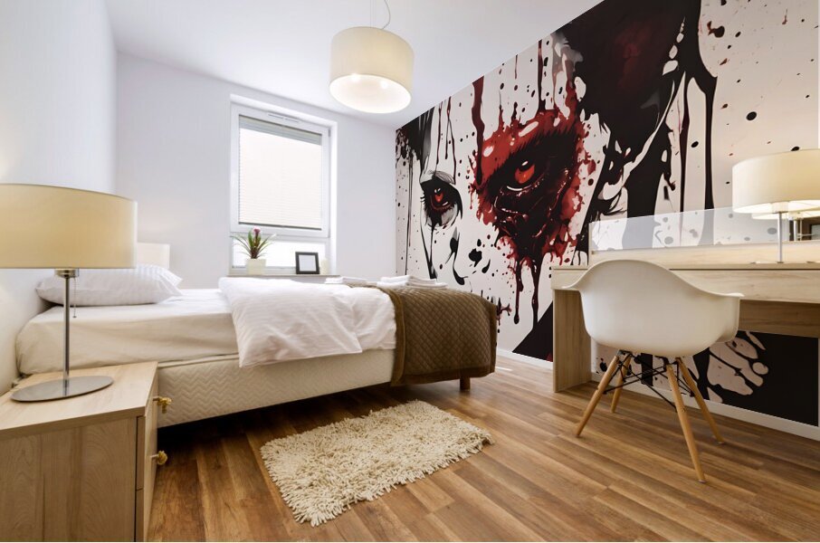 Blood Soaked Zombie By ISHISH Impression murale