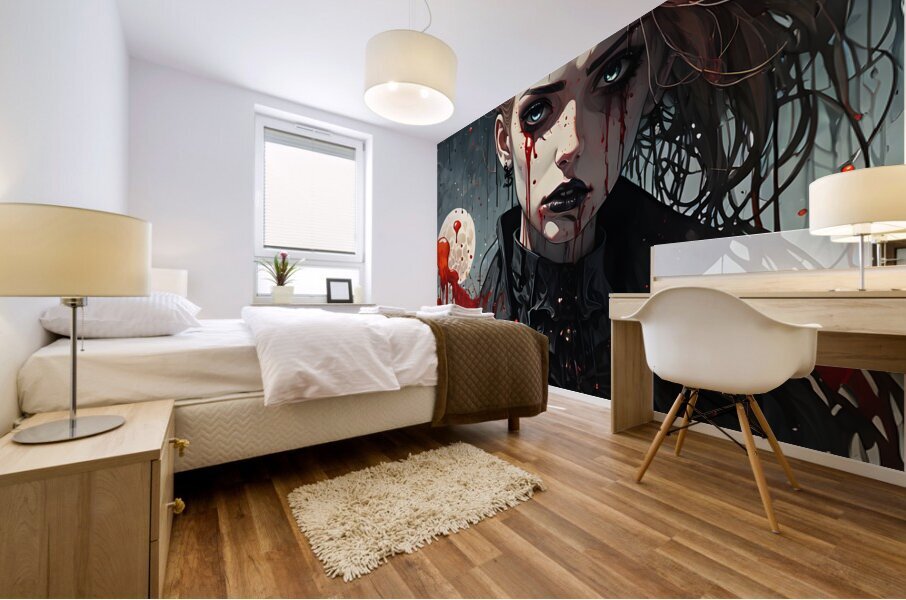 Gothic Ghost By ISHISH Mural print