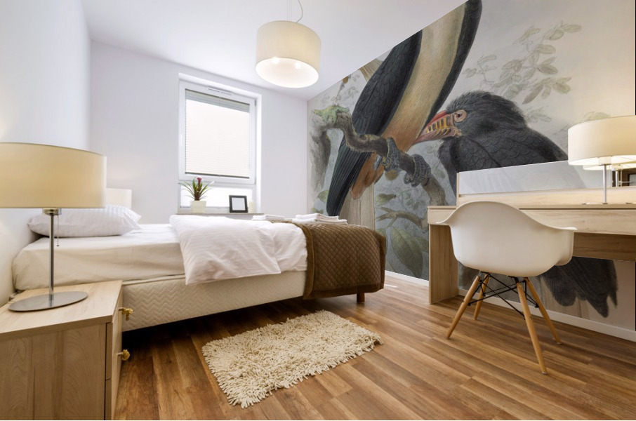 Penelopides panini 1882 Mural print