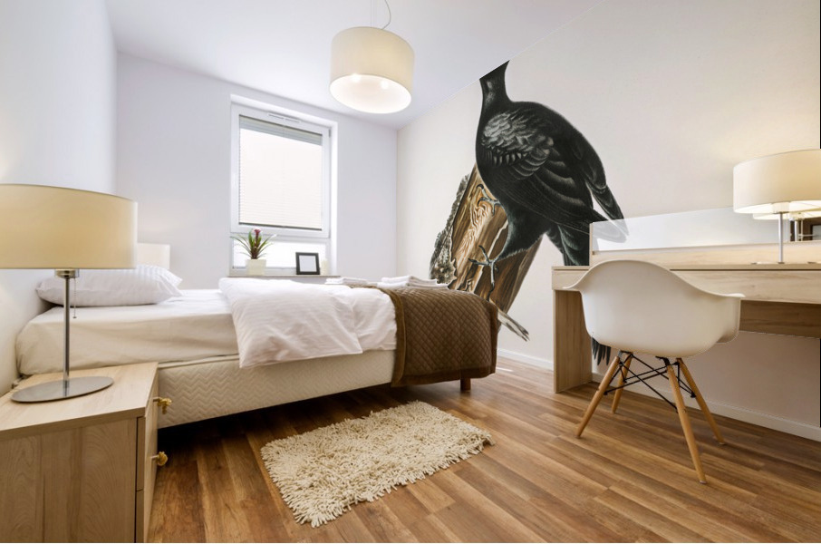 Dryocopus martius Mural print