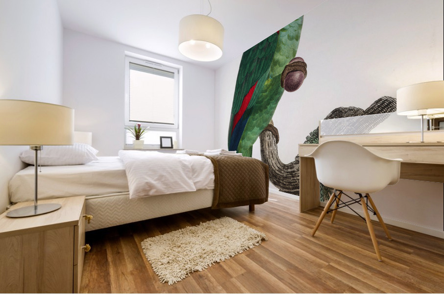 Turquoise-fronted parrot  Mural print