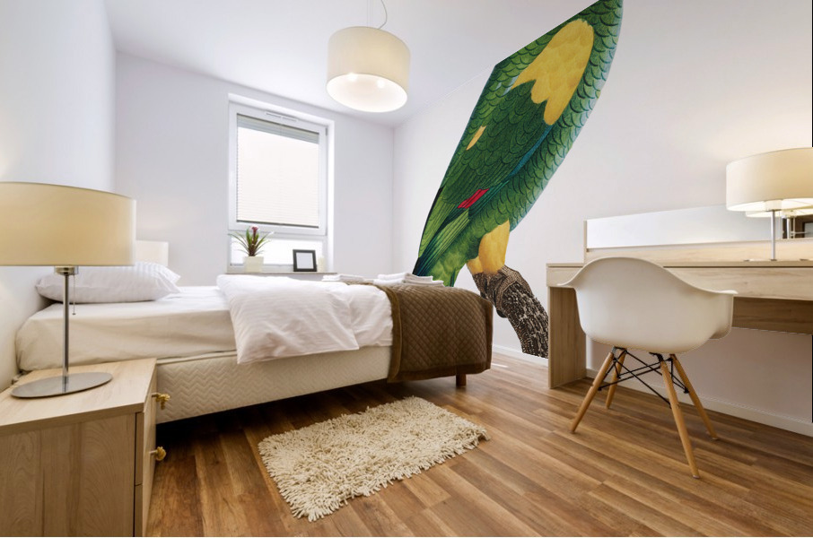 Yellow-shouldered amazon  Mural print