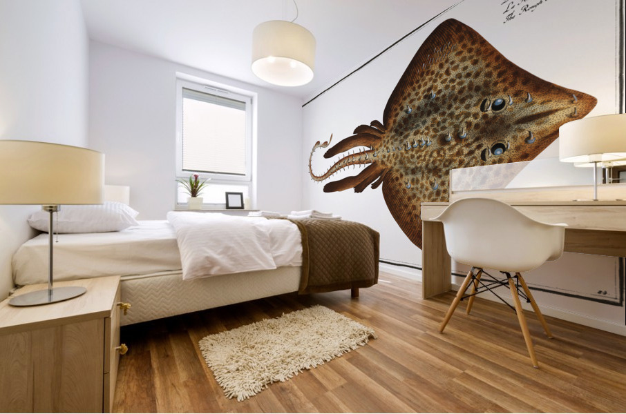 Rough Ray Raja Rubus Mural print