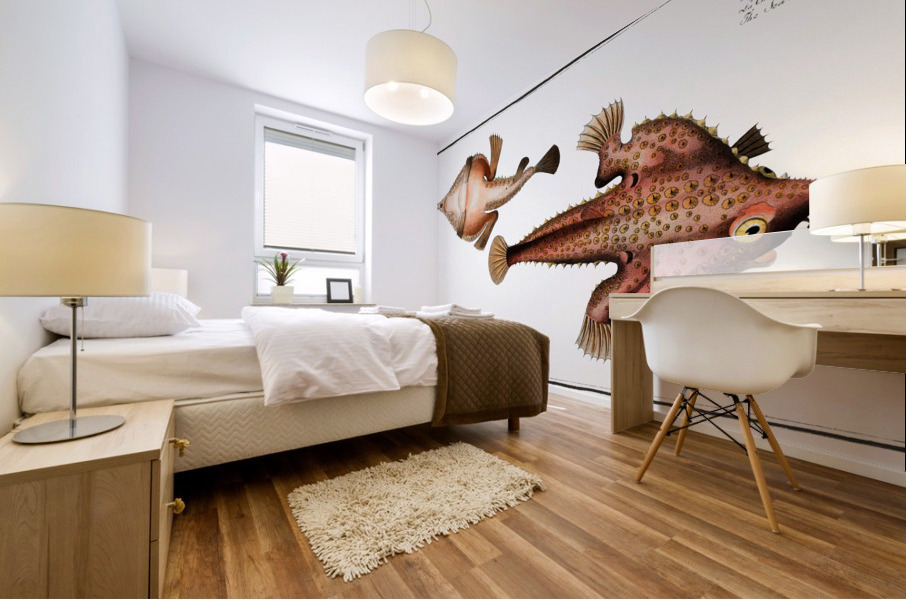 Sea Bat Lophius Vespertilio Mural print