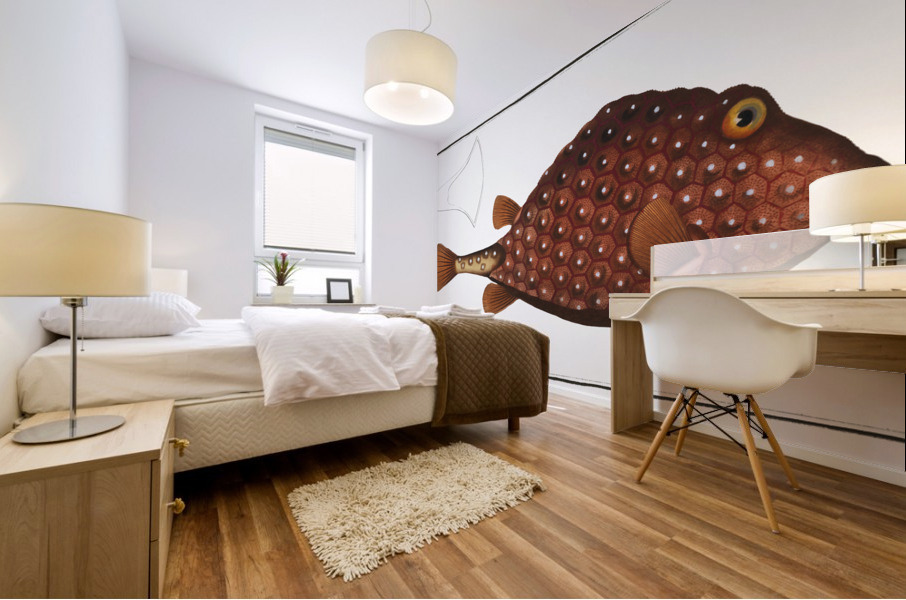 Trunck-fish Ostracion Triqueter Mural print