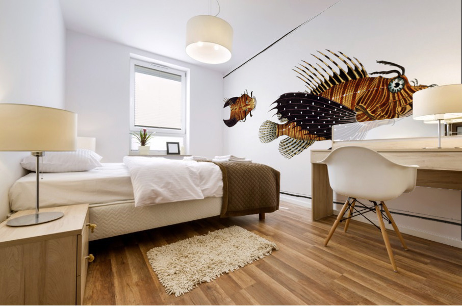 Scorpaena volitans Mural print