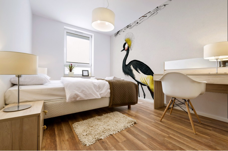 Different types of birds Mural print