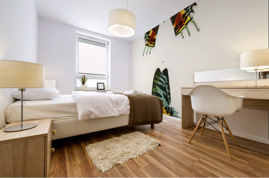 Madagascan Sunset Moth Urania Riphaeus Mural print