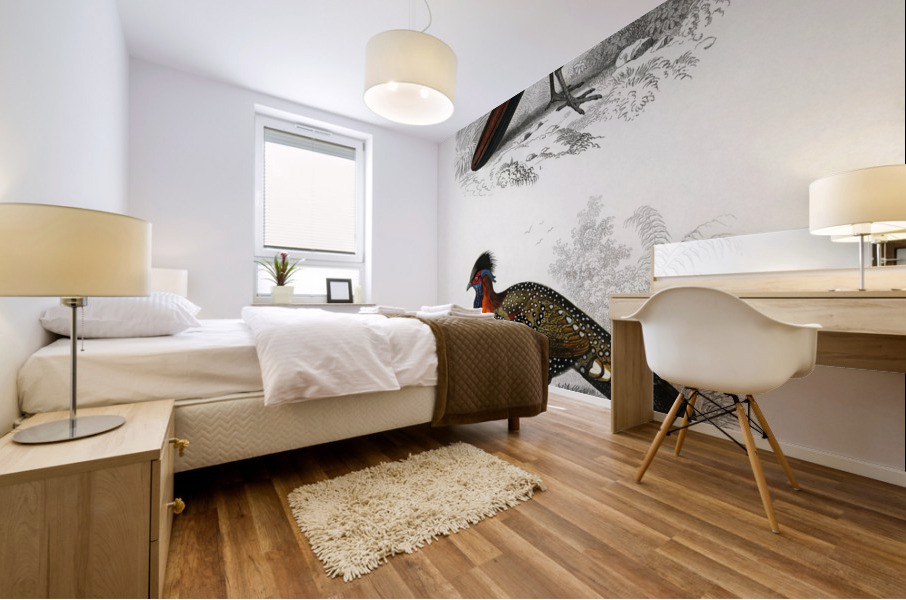 Different types of birds Mural print