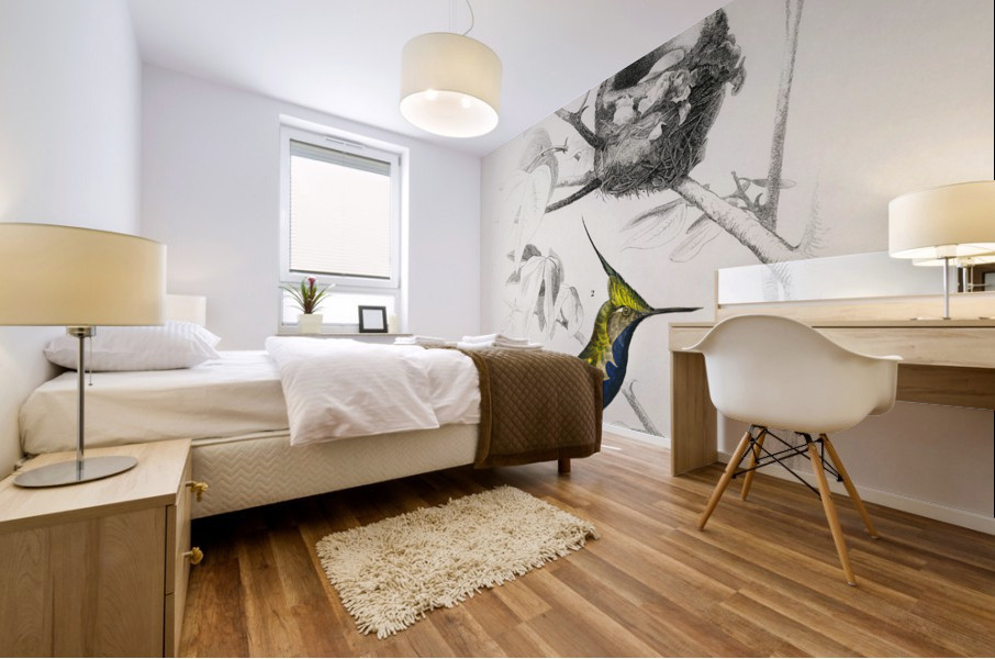 Different types of birds Mural print