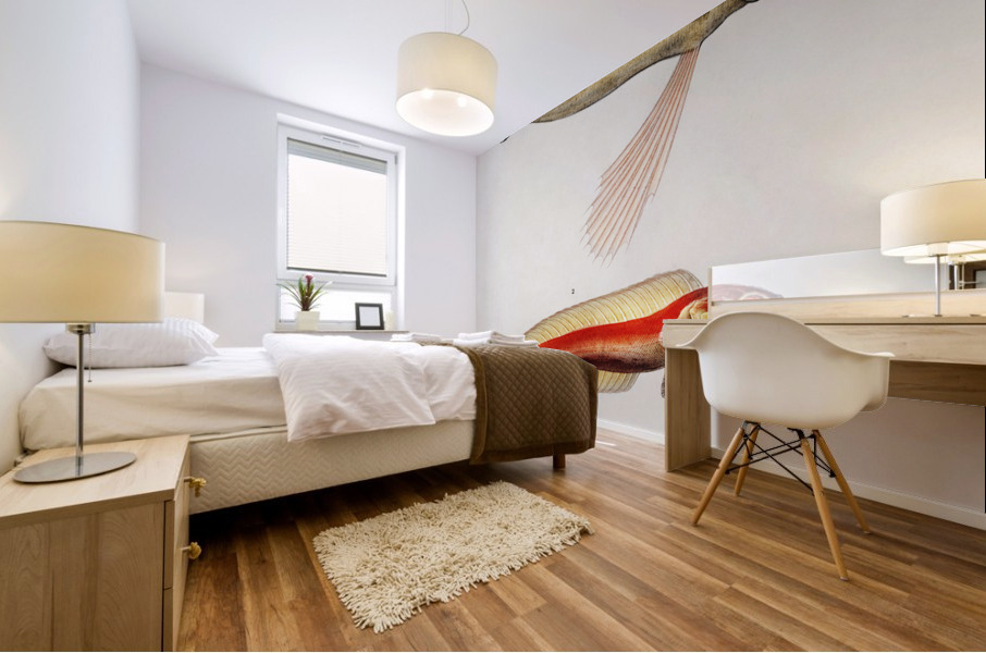 Different types of fishes Mural print