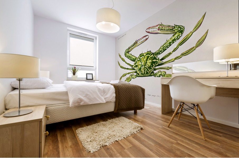 Portunus Lupa Pelagica Mural print