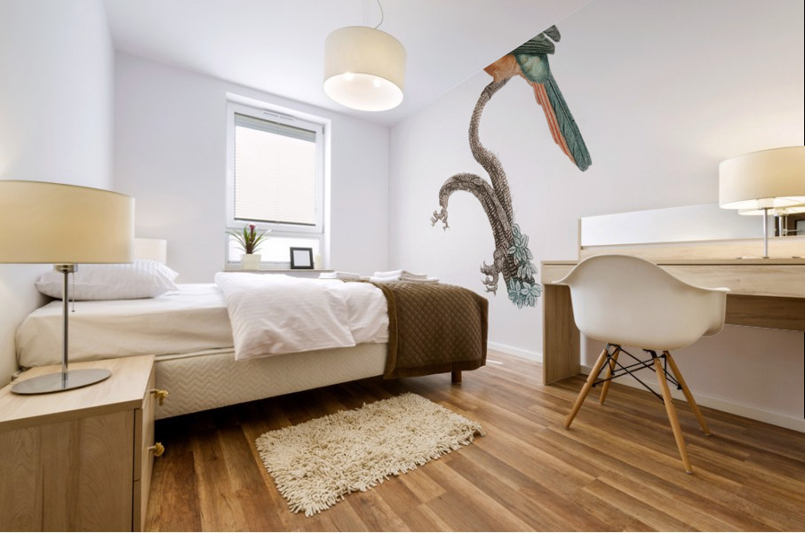 Rufous-tailed Jacamar Mural print