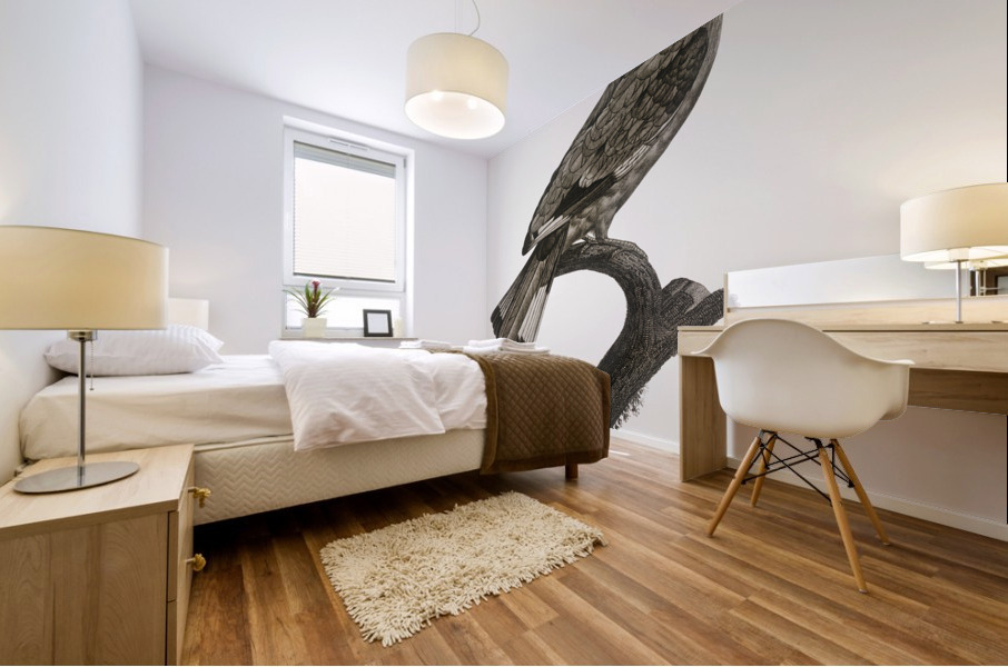 Varied roller of Africa  Mural print