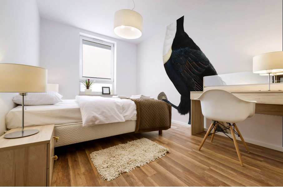 Yellow necklace Toucan  Mural print