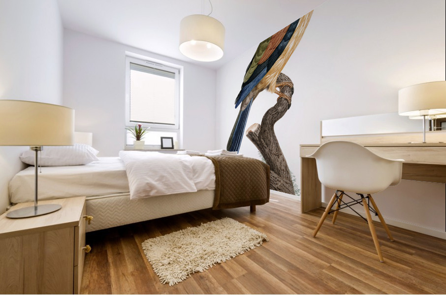 Young African roller  Mural print