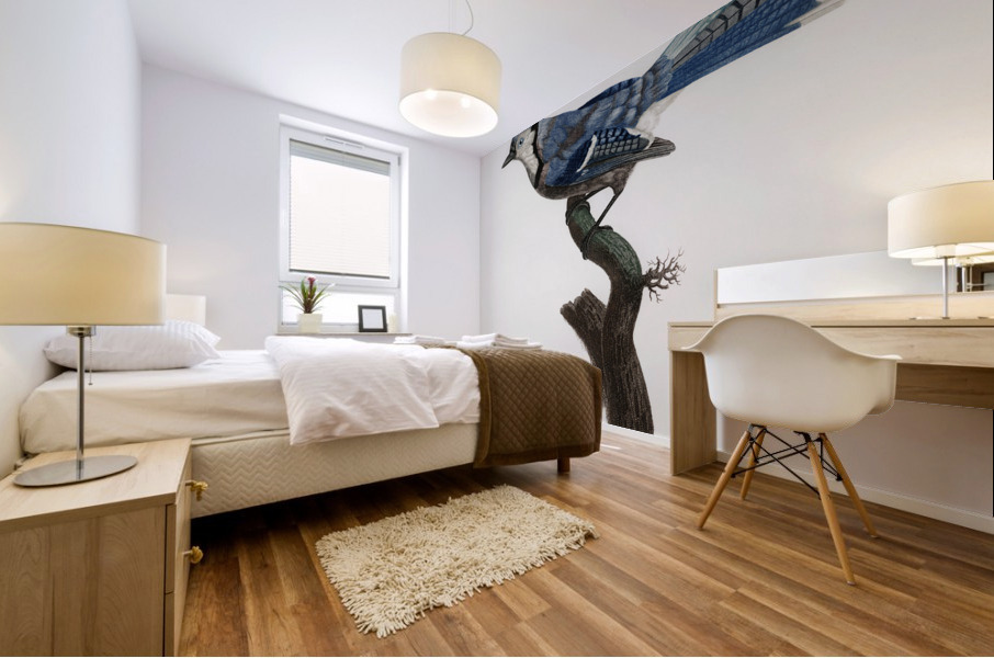 Blue Jay  Mural print