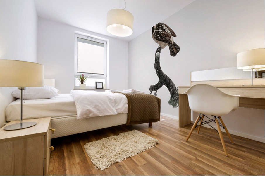 Old braeded tachuri  Mural print