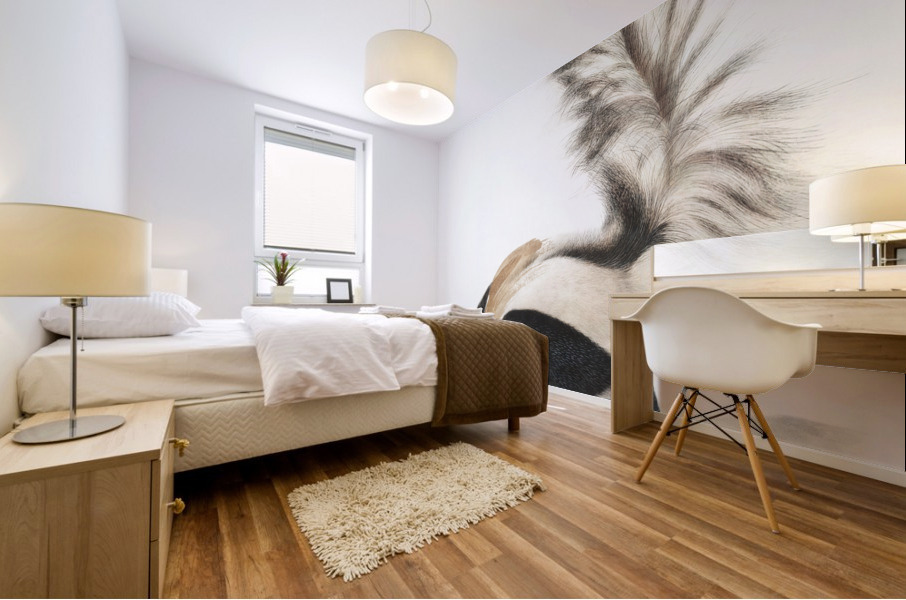 Large-tailed Skunk Mephitis macroura  Mural print