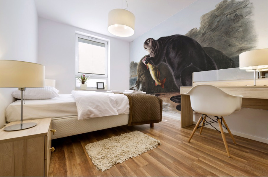 Sea Otter Enhydra marina  Mural print